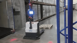 Automated Forklifts Factory Handling Efficiency